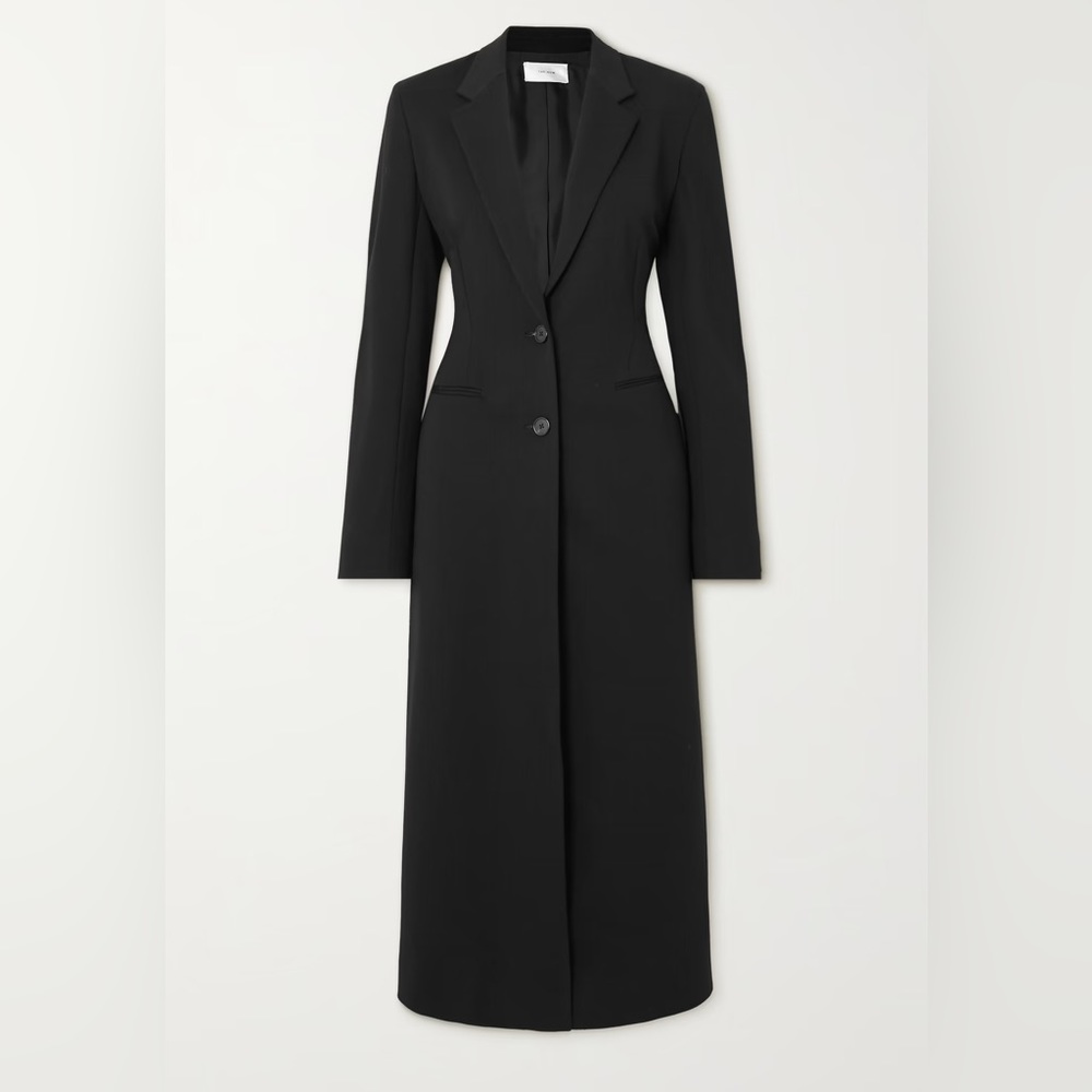 One of a kind, custom made white silk lined blazer trench - Picture 8 of 15
